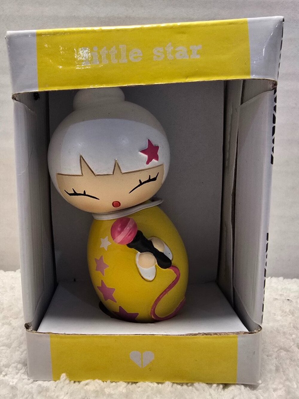 Momiji Doll "Little Star" with Microphone 3.5" Doll Figurine NIB RARE